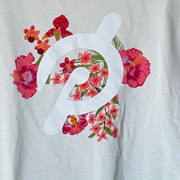 Peloton Oversized Everyday Cream Pink Floral Crewneck Sweatshirt 35001 - Picture 11 of 16